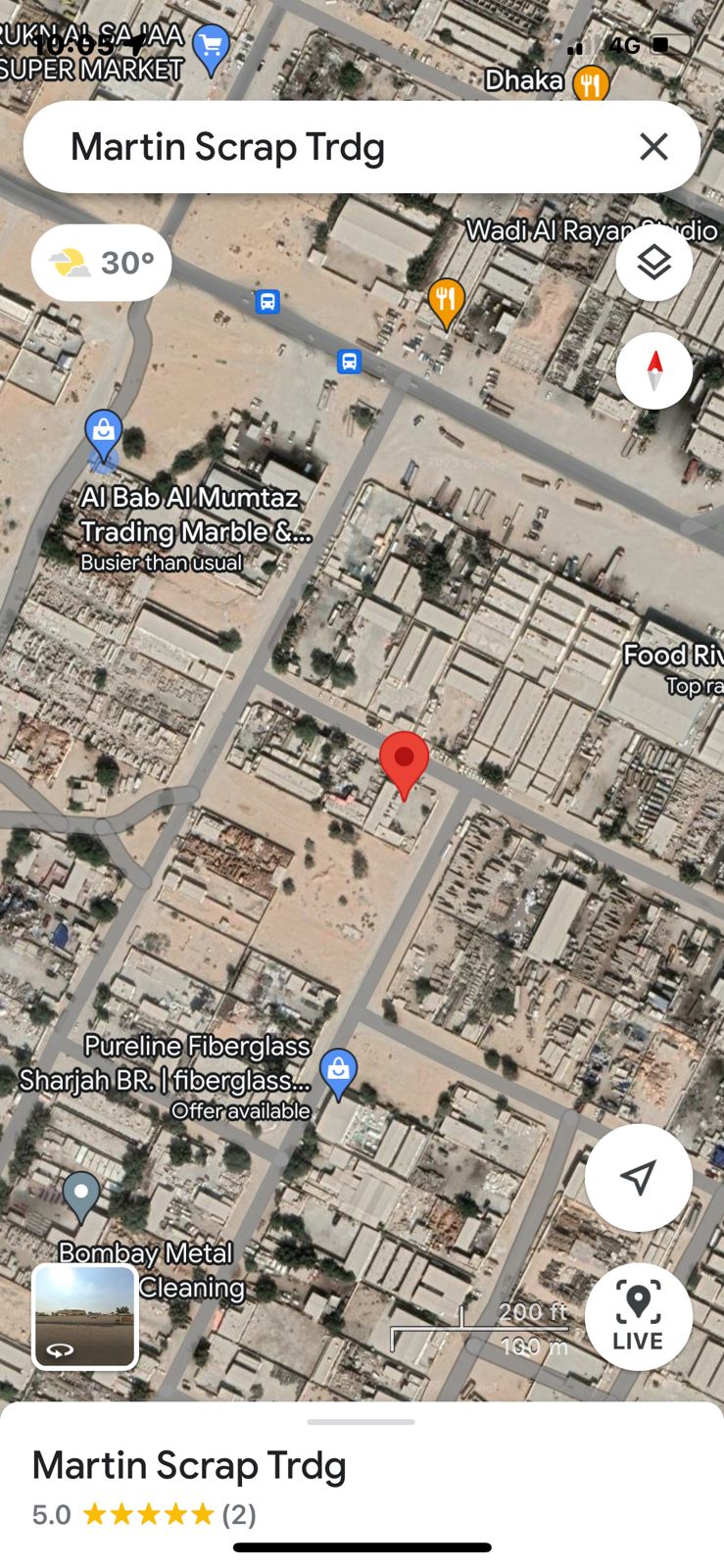 Open yard - Saj’aa area - 20000 sqft - ELEC, water and civil defense